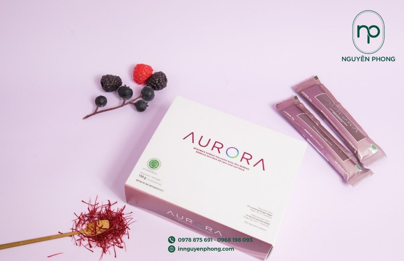 Hộp mềm đựng collagen đơn giản